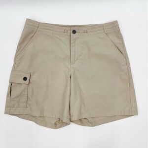 Patagonia Tan Khaki Nylon Shorts Drawstring waist size 6